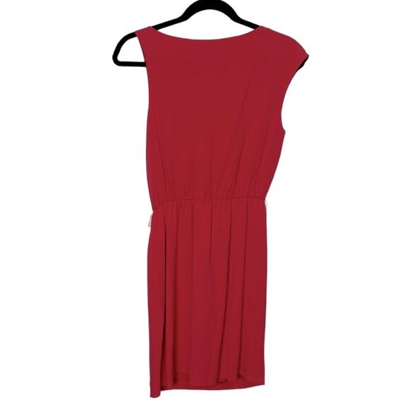 Theory Red Silk Sleeveless Mini dress Women’s size 2 - Picture 5 of 6